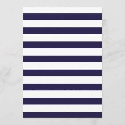 Elegantes Calligraphy Navy Blue Script Wedding Men Menükarte (Rückseite)