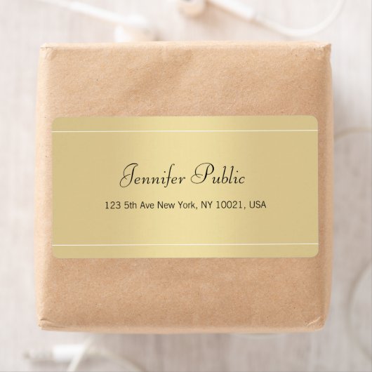 Elegantes Calligraphy Script Gold Template (Insitu)