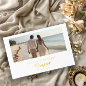 Elegantes Calligraphy Wedding Foto Gästebuch