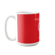 Elegantes Candy Cane Herz Custom Familien Weihnach