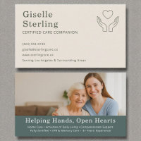 Elegantes Caregiver and Senior Companion Foto
