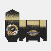 Elegantes Casino - Siehe Back Favor Box Geschenkschachtel (Ungefaltet)