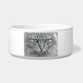 Elegantes Cat Portrait Bowl - Regal Feline Design Napf