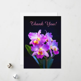Elegantes Cattleya Orchids Blume Blumendesign Feiertagskarte