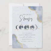 Elegantes Celestial-Brautparty Einladung (Vorderseite)