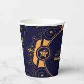 Elegantes Celestial-Brautparty Pappbecher (Vorderseite)