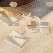 Elegantes Cello in einem hellen Studio Puzzle (Seite)