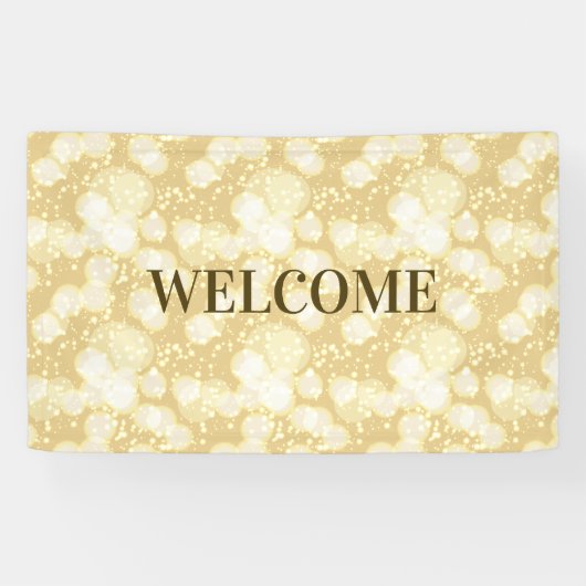 Elegantes Champagne Bubbles Banner (Horizontal)