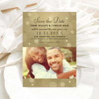 Elegantes Champagne Gold Black Wedding Foto
