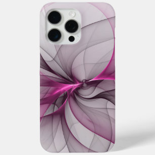 Elegantes Chaos Moderne Abstrakte Pinke Fraktal-Ku Case-Mate iPhone Hülle