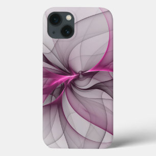 Elegantes Chaos Moderne Abstrakte Pinke Fraktal-Ku Case-Mate iPhone Hülle