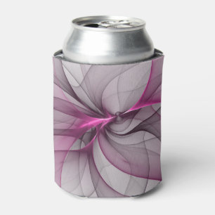 Elegantes Chaos Moderne Abstrakte Rosa Fraktal Kun Dosenkühler