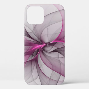Elegantes Chaos moderne abstrakte rosa fraktale Ku Case-Mate iPhone Hülle