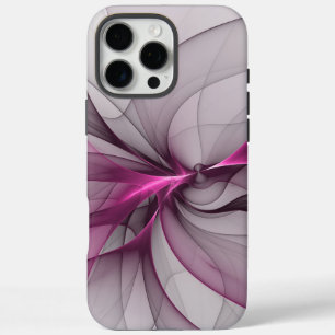 Elegantes Chaos moderne abstrakte rosa Fraktalkuns iPhone 16 Pro Max Hülle