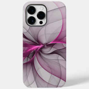 Elegantes Chaos moderne abstrakte rosa Fraktalkuns Case-Mate iPhone 14 Pro Max Hülle