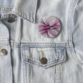 Elegantes Chaos Modernes Abstraktes Rosa Fraktal K Button (Beispiel)