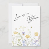 Elegantes Charm Ivory & Gold Brautparty Einladung (Rückseite)