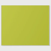 Elegantes Chartreuse Geschenkpapier (Flach)
