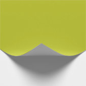 Elegantes Chartreuse Geschenkpapier (Ecke)