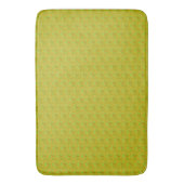 Elegantes Chartreuse-Grün-Blumenmuster Badematte (Vorderseite Vertikal)