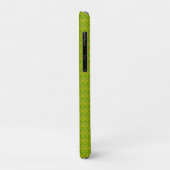 Elegantes Chartreuse-Grün-Blumenmuster Case-Mate iPhone Hülle (Hinten/Links)