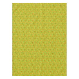 Elegantes chartreuse-grünes Blumenmuster Tischdecke