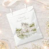 Elegantes Chateau Französische Romantik Brautparty Geschenktütchen (Ausgeschnitten)
