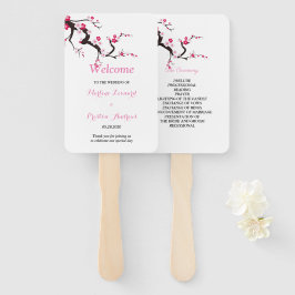 Elegantes Cherry Blossom blumengeschichtliches Pro Fächer