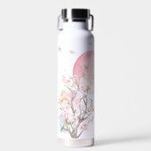 Elegantes Cherry Blossom Brautparty Trinkflasche (Vorne)