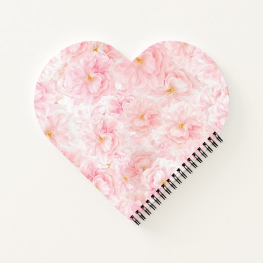 Elegantes Cherry-Blossom-Muster Notizblock (Rückseite)