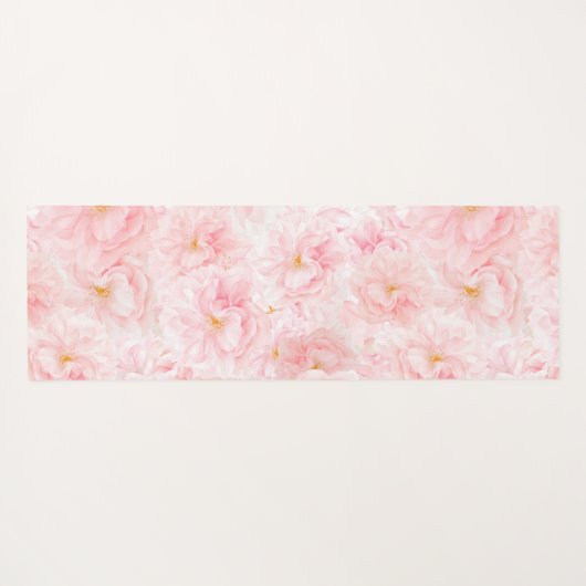Elegantes Cherry-Blossom-Muster Yogamatte (Rückseite (Horizontal))