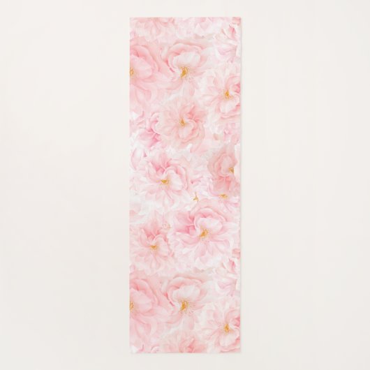 Elegantes Cherry-Blossom-Muster Yogamatte (Rückseite)