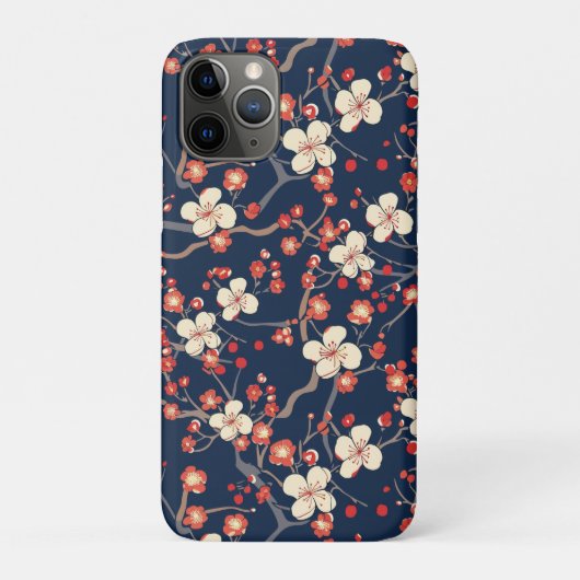Elegantes Cherry Blossom Nahtloses Muster (10) Case-Mate iPhone Hülle (Rückseite)