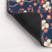 Elegantes Cherry Blossom Nahtloses Muster (10) Mousepad (Ecke)