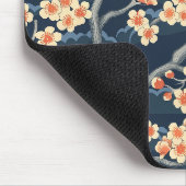 Elegantes Cherry Blossom Nahtloses Muster (11) Mousepad (Ecke)