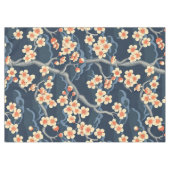 Elegantes Cherry Blossom Nahtloses Muster (11) Tischdecke (Vorderseite (Horizontal))