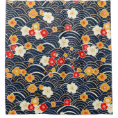 Elegantes Cherry Blossom Nahtloses Muster (12) Duschvorhang (Vorderseite)