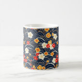 Elegantes Cherry Blossom Nahtloses Muster (12) Kaffeetasse (Mittel)