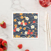 Elegantes Cherry Blossom Nahtloses Muster (12) Serviette (Beispiel)
