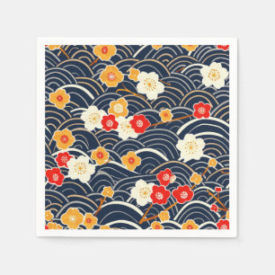 Elegantes Cherry Blossom Nahtloses Muster (12) Serviette