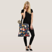 Elegantes Cherry Blossom Nahtloses Muster (12) Tasche (Am Model)