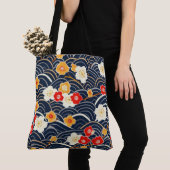 Elegantes Cherry Blossom Nahtloses Muster (12) Tasche (Von Nahem)