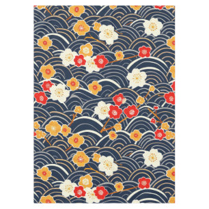 Elegantes Cherry Blossom Nahtloses Muster (12) Tischdecke