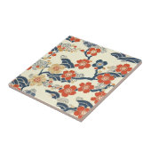 Elegantes Cherry Blossom Nahtloses Muster (14) Fliese (Seite)