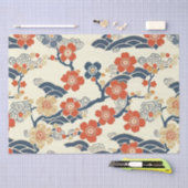 Elegantes Cherry Blossom Nahtloses Muster (14) Seidenpapier (Handwerk)