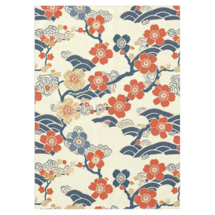 Elegantes Cherry Blossom Nahtloses Muster (14) Tischdecke
