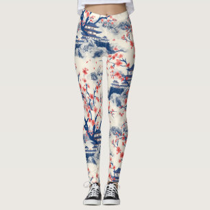 Elegantes Cherry Blossom Nahtloses Muster (15) Leggings