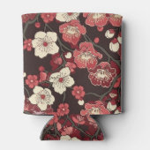 Elegantes Cherry Blossom Nahtloses Muster (16) Dosenkühler (Rückseite)