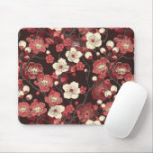 Elegantes Cherry Blossom Nahtloses Muster (16) Mousepad (Mit Mouse)