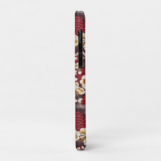 Elegantes Cherry Blossom Nahtloses Muster (17) Case-Mate iPhone Hülle (Hinten/Links)